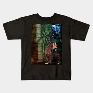 Dark Elf Mage Kids T-Shirt